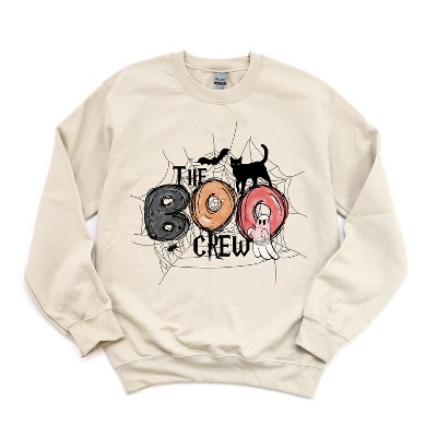 Simply Sage Market Women's Graphic Sweatshirt The Boo Crew Colorful