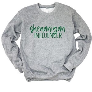 Simply Sage Market Women's Graphic Sweatshirt Shenanigan Influencer - 1 of 4