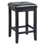 Set of 2 24" Square Counter Height Barstools - Crosley