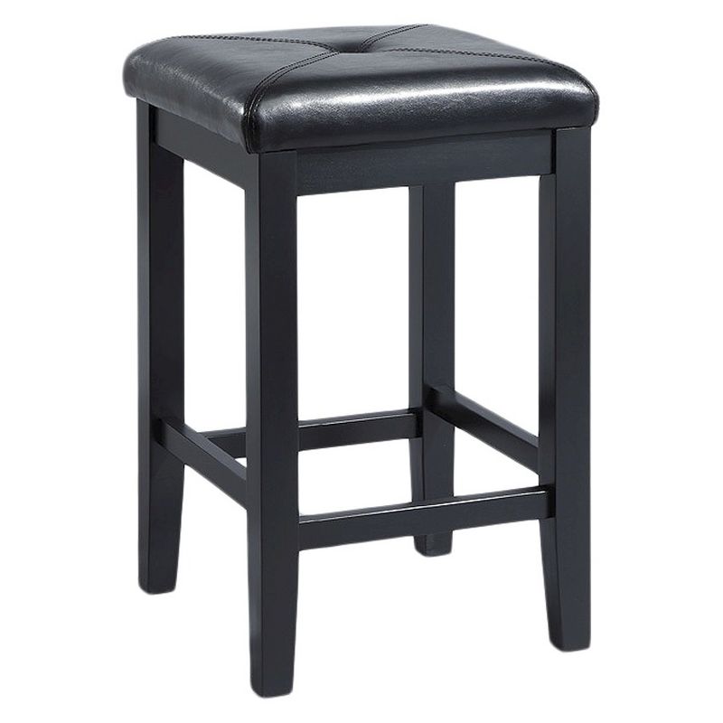 Set of 2 24" Square Counter Height Barstools - Crosley, 1 of 7