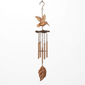Sullivans 22.5" Hummingbird Metal Chime, Brown - 1 of 4