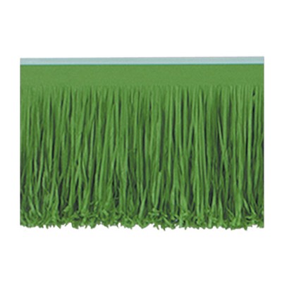 Beistle 15" x 10' 6-Ply Tissue Fringe Drape Green 2/Pack 55285-G