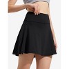 FIONECA 18" High Waisted Tennis Skirt for Women Skorts Skirts with Pockets Casual Modest Long Golf Athletic Running - 2 of 4