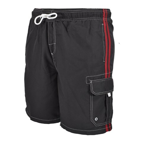 Мужские брюки Falcon Bay Men's Rick's Cafe Cargo Pocket Swim Trunk | Black X-Large