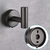 Aquaterior 5-Piece Bathroom Hardware Set Wall Mount 15" Towel Bar Toilet Paper Holder Hook - 3 of 4