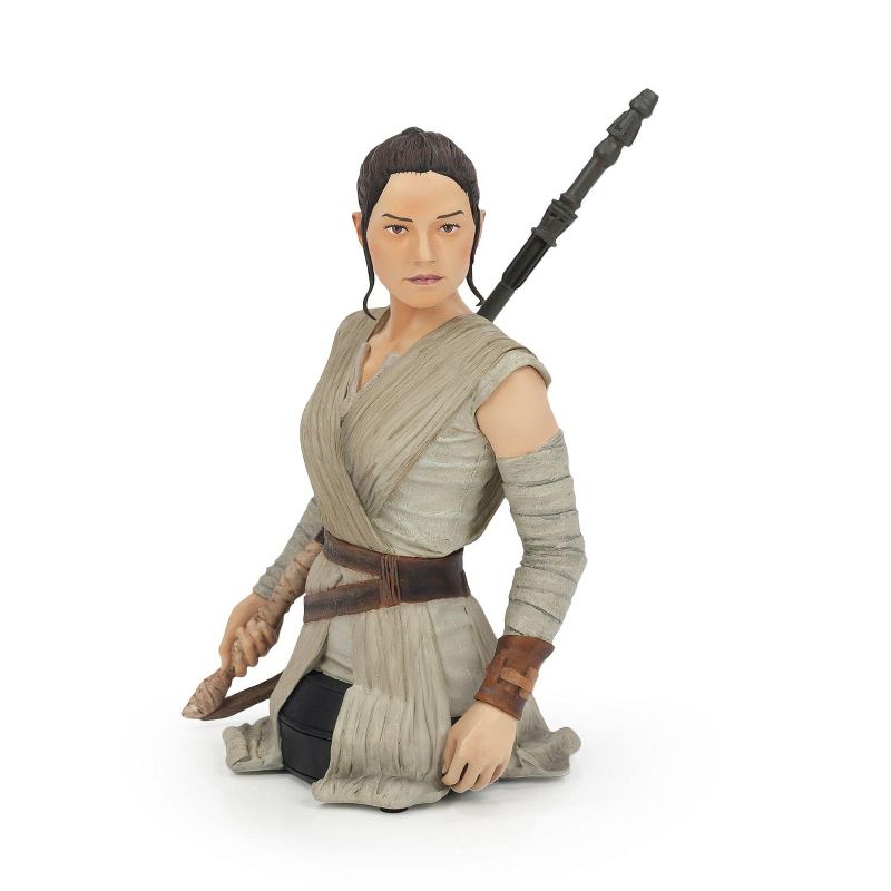 Gentle Giant Star Wars: The Force Awakens Rey Figure Statue | 6-Inch Character Resin Bust, 3 of 8