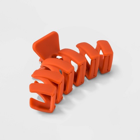 Zig Zag Claw Hair Clips - Universal Thread™ Orange : Target