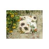 Cottage Garden West of The Wind FALL'S Finale White, Black, Brown 24 x 24 Inch Waterproof Gallery Wrapped Canvas, Outdoor Garden, Yard, Patio All - 2 of 2
