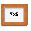 PosterPalooza | Photo Size Flat Brown Picture Frame - UV Acrylic, Foam Board Backing, Hanging Hardware - 2 of 4