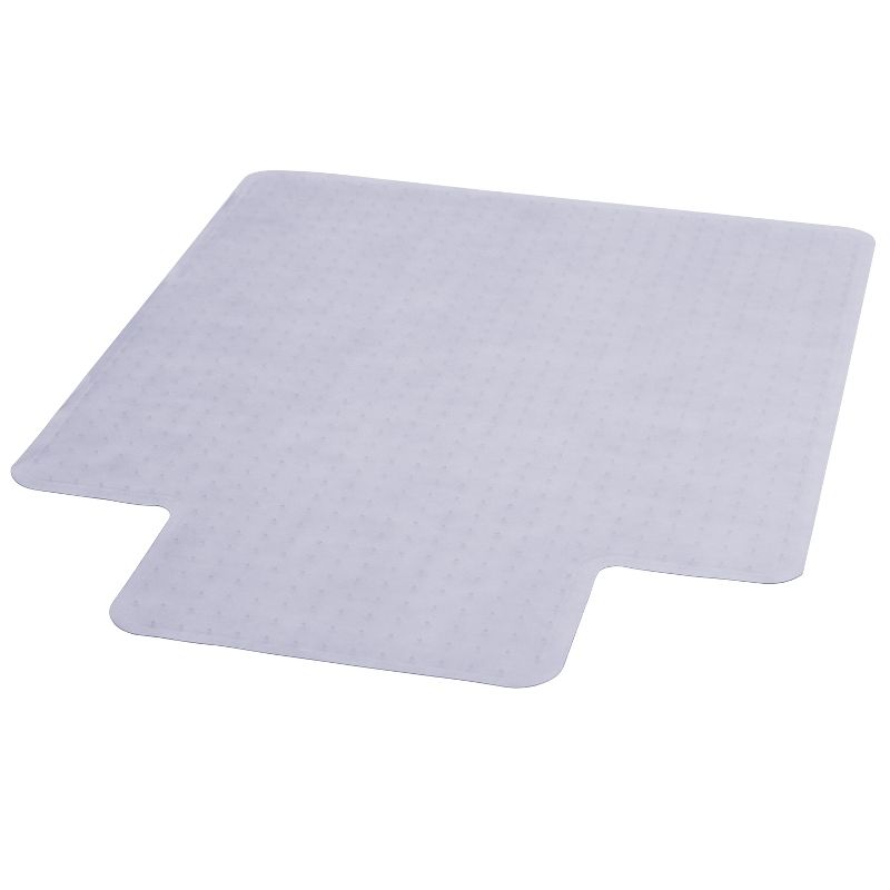 3'x4' Rectangle With Lip Solid Office Chair Mat Clear - Emma and Oliver, 1 of 8