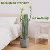UV Resistant Large Artificial Cactus with Pot, Realistic Faux Plants Indoor, Lifelike Fake Cactus Plant for Indoor and Outdoor - 3 of 4