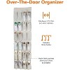 24 Medium Pocket Over-the-Door Hanging Shoe Organizer - 2 of 4