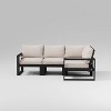 POLYWOOD 4pc EDGE Modular Deep Seating Outdoor Patio Sectional Sofa Furniture Set - image 3 of 3