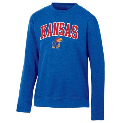  Kansas Jayhawks Varsity Blue Officially Licensed Sweatshirt :  Sports & Outdoors