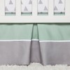 Sweet Jojo Designs Crib Bedding Set - Mod Arrow - Coral/Mint 11pc - image 4 of 4