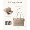 Generic Travel Duffle Bag,Puffer Weekender Bags For Women with Shoe Co - 3 of 4