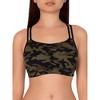 Fruit of the Loom Women's Spaghetti Strap Cotton Sports Bra 3-Pack - 2 of 4