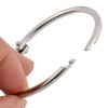 Unique Bargains Paper Book Files O Shaped Loose Leaf Rings Keyring 40mm Inner Dia 5pcs - 2 of 4