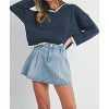 Women's Stacey Low Rise Pleated Skirt - GOLDEN - 2 of 4