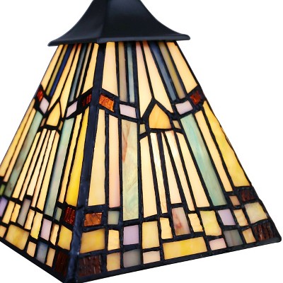 Kinsey Blackish Bronze 27" Tiffany-Style Mini Chandelier