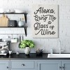 Stupell Industries Alexa Bring Me Wine Distressed Kitchen Sign - 2 of 4