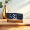 REGALWOVEN Electric Alarm Dimmable USB Charging Port Alarm Clock 6.7x2.4x1.2 Inches - 2 of 4