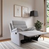 DHP McAllen Recliner Chair, Light Gray Textured Fabric - 3 of 4