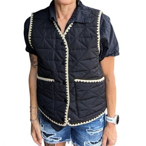 Women's Quilted Vest - entro - 1 of 4