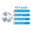 Unique Bargains Crystal Pendants Octagon Beads for DIY Lamp Arts Crafts Decoration 60 Pcs - 3 of 4