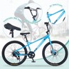Aukfa 26 Inch Freestyle Bike 7 Speed Kids Bike with 4 Pegs Dual Disc Brakes Suitable for Kids 12+, Multiple Colors - 4 of 4