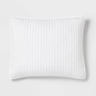 Washed Cotton Sateen Quilt Sham - Threshold™