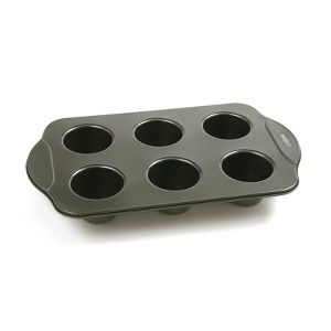 Norpro Nonstick Linking Popover Pan, Small, 6-Well Mini Popover Tray - 1 of 4