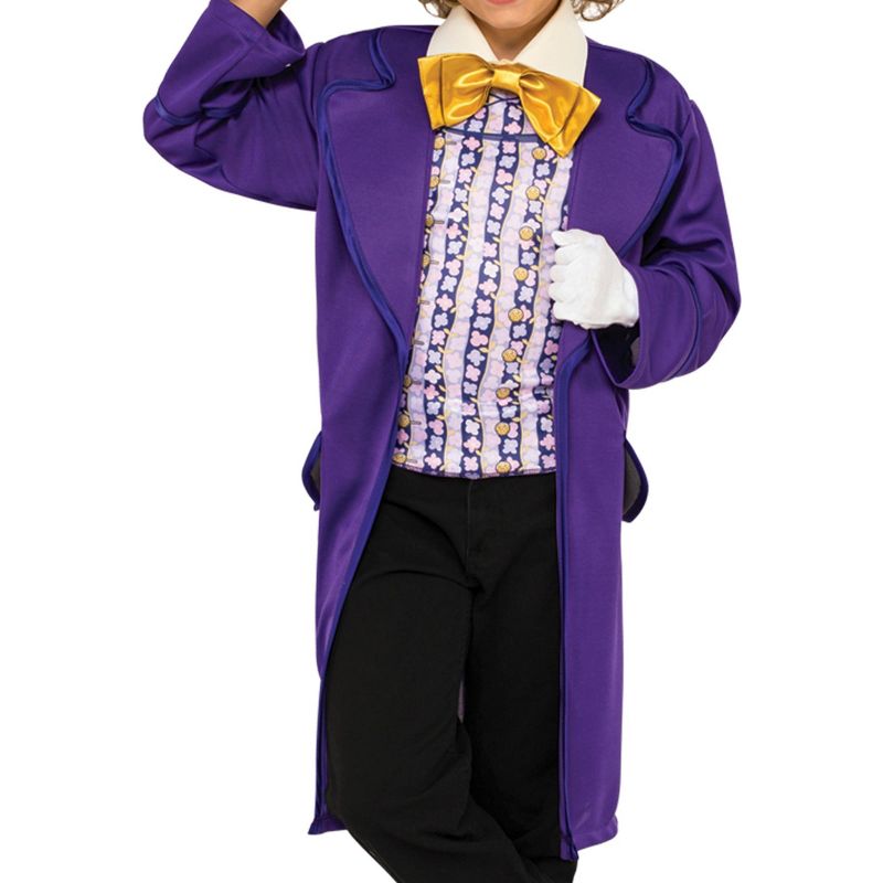 Rubies Willy Wonka & the Chocolate Factory: Willy Wonka Classic Boy's Costume, 4 of 5