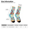 Food Patterns Women Printed Crew Socks Funny Funky Socks Soft Polyester Novelty Gifts for Artists Men - 2 of 4