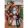 Anagram Pre-Inflated Helium Iridescent Snowman Supershape Foil Balloon - 2 of 4