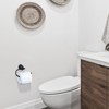 WOWOW Bathroom Toilet Paper Holder, 304 Stainless Steel Bath Toilet Tissue Holder Wall Mount - 2 of 4