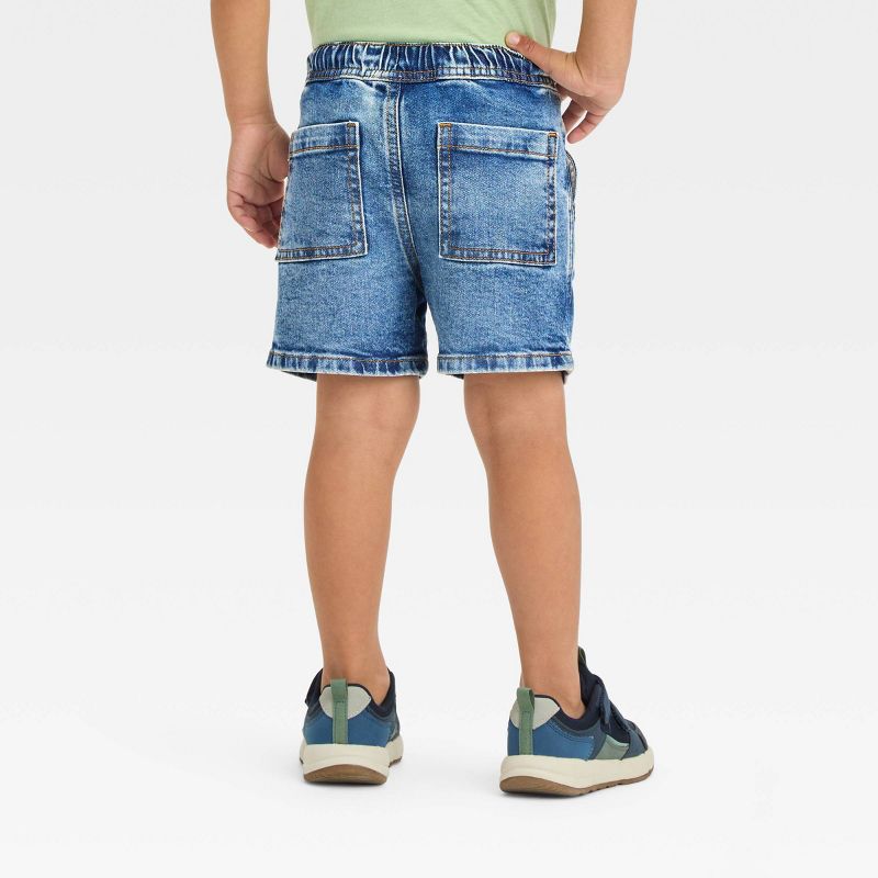 Toddler Boys' 2pk Pull-On Denim Shorts - Cat & Jack™, 4 of 5