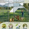 Karl Home Large Metal Chicken Coop With Rain Cover - 4 of 4
