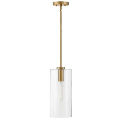 Lark Lane 1 - Light Pendant in  Lacquered Brass