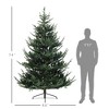 FURNIinspire Artificial Trees Christmas Tree, Nordic Pine Artificial Tree With Base Stand, Christmas Decorations For Holiday, Green, 55.1"*55.1"*88.6" - 3 of 4