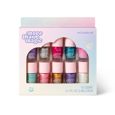 Piggy Paint Nail Polish Set - Stay Positive Rainbow - 0.48 fl oz/4pk