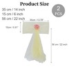 Unique Bargains Flower Chair Belt 13.78"x5.91" Yellow 2 Pcs - 2 of 4
