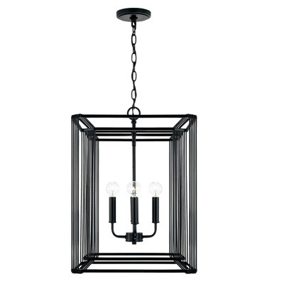 Capital Lighting Lennon 4 - Light Chandelier in  Matte Black