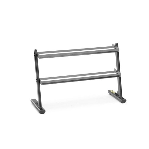 ZIVA 2 Tier Dumbbell Storage Rack Black