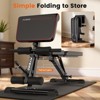 FLYBIRD 3 in 1 Adjustable Weight Bench with Leg Extension & Preacher Curl Pad for Full Body Workout, 800LBS Foldable Exercise Bench - 3 of 4