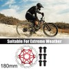 Unique Bargains Stainless Steel Bike Disc Brake Rotor for Road Mountain Bike BMX MTB 7.09" - 2 of 4