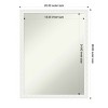 Amanti Art Bethany Non-Beveled Wood Framed Bathroom Vanity Wall Mirror - 3 of 4