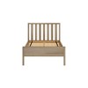 Plank+Beam Scandinavian Twin Bed Frame with Headboard, Solid Wood Platform Bed for Adults - 3 of 4