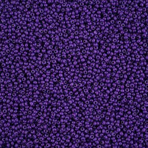 John Bead Czech Seed Beads 11/0 Vial Terra Intensive, Purple Matte, 22g - 1 of 2