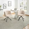 TiramisuBest Hi-Back Studded Armchair, Comfortable Accent Chair for Living Room, Study & Bedroom (Brown) - 3 of 4
